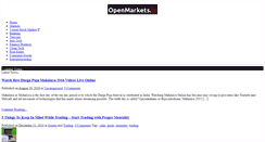 Desktop Screenshot of openmarkets.in